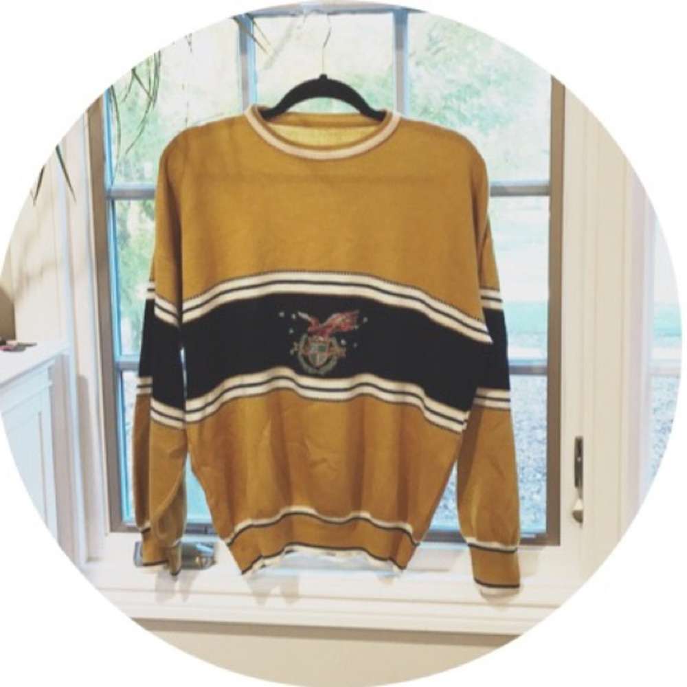 Vintage Golden Mustard Sweater✨